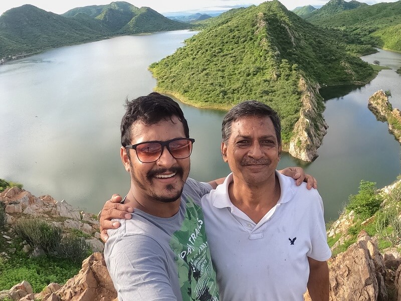 Bahubali Hill with Dad